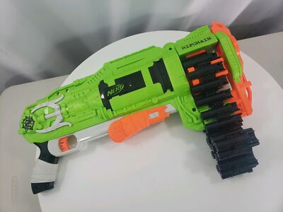 Nerf Zombie Strike Ripchain Combat Toy Blaster Ages 8 25 Shot Dart