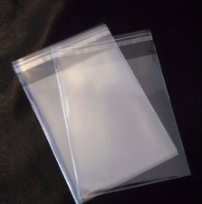 2000 Clear Resealable Adhesive Lip Seal Plastic bags 1.2 Mil Poly VARIOUS SIZE