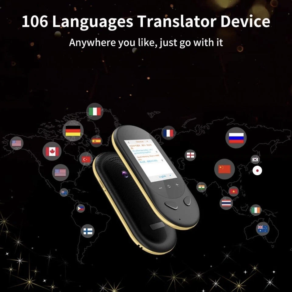 Language Translator Device Support 106 Languages For Traveling Aboard Learning - Image 2 of 4