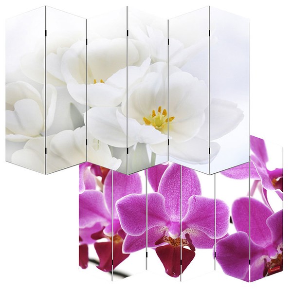 Foto-Paravent Raumteiler Bagheria 180X240Cm, Orchidee-image