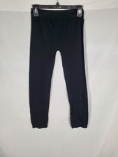 PINK ROSE BLACK STRETCHY YOGA PILATES PANTS SPORTSWEAR LEGGINGS WOMENS SMALL