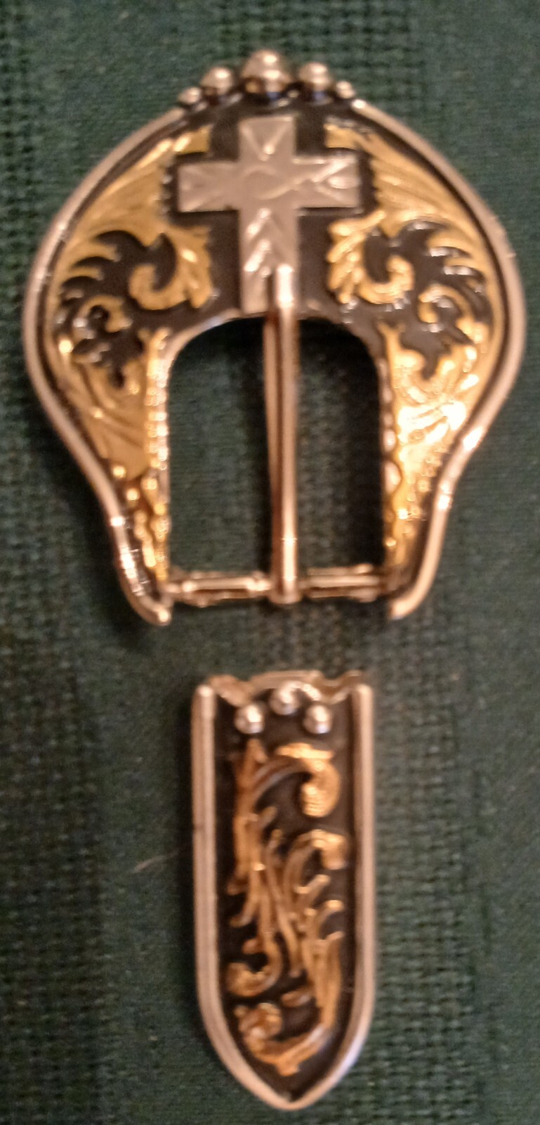 WESTERN -RANGER STYLE-BELT BUCKLE-CROSS DESIGN-RODEO-WESTERN RANGER BELT BUCKLE