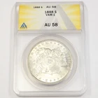 1888 P ANACS AU58 | VAM 1 - Silver Morgan Dollar - $1 US Coin #42985A
