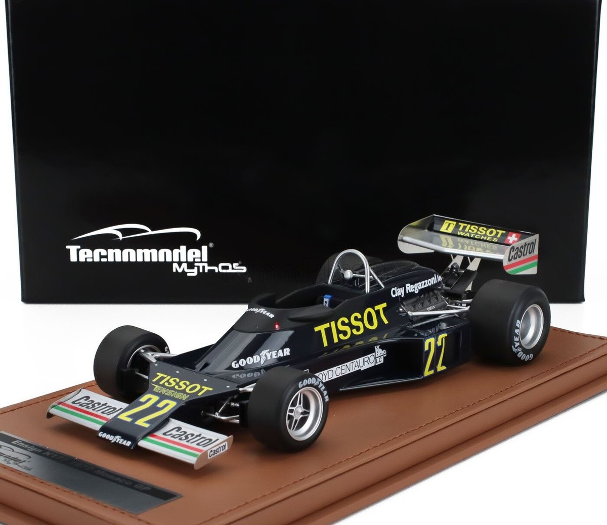 F1 1/18 Tecnomodell Mythos - Ensign N177 - Monaco GP 1977 (Jacky Ickx) - Résine - TM18215A
