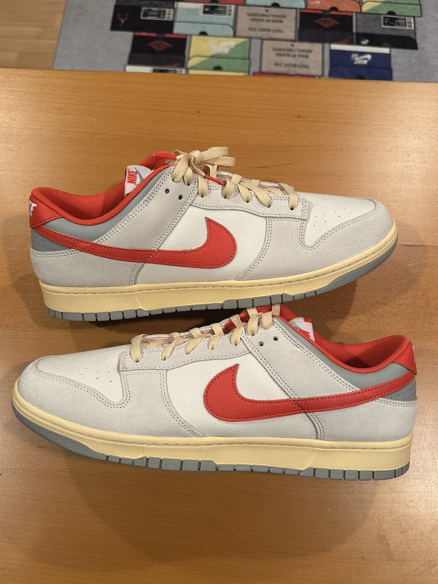 Nike Dunk Low Athletic Department Picante Red Size 10.5 Nike Dunk Low “Athletic Department” Picante Red Dust FJ5429  main image 4