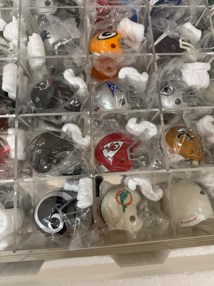 🏈 NFL POCKET PRO SINGLE TEAM HELMETS — Riddell Throwback Series UPDATED ...