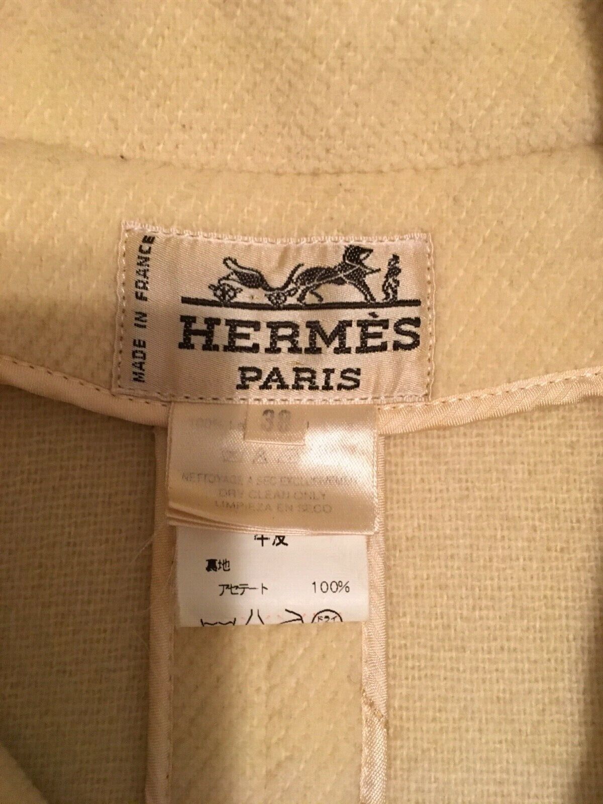 hermes authentic vintage coat EUC - image 3