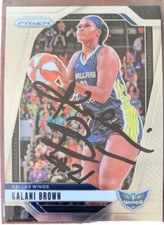 2024 Panini Prizm WNBA #29 Kalani Brown IP Signed Autograph Card