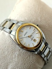 MONTRE WATCH MICHEL HERBELIN 12828 ETA PL OR ET ACIER MADE IN FRANCE 100 METRES