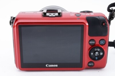 Canon EOS M Red Mirrorless Digital Camera with EF-M 18-55mm 1.3