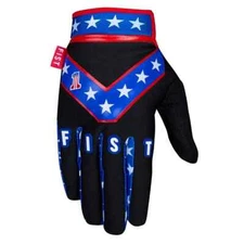 Fist Motocross MX MTB BMX Gloves Evel Knievel Black Size Youth Large