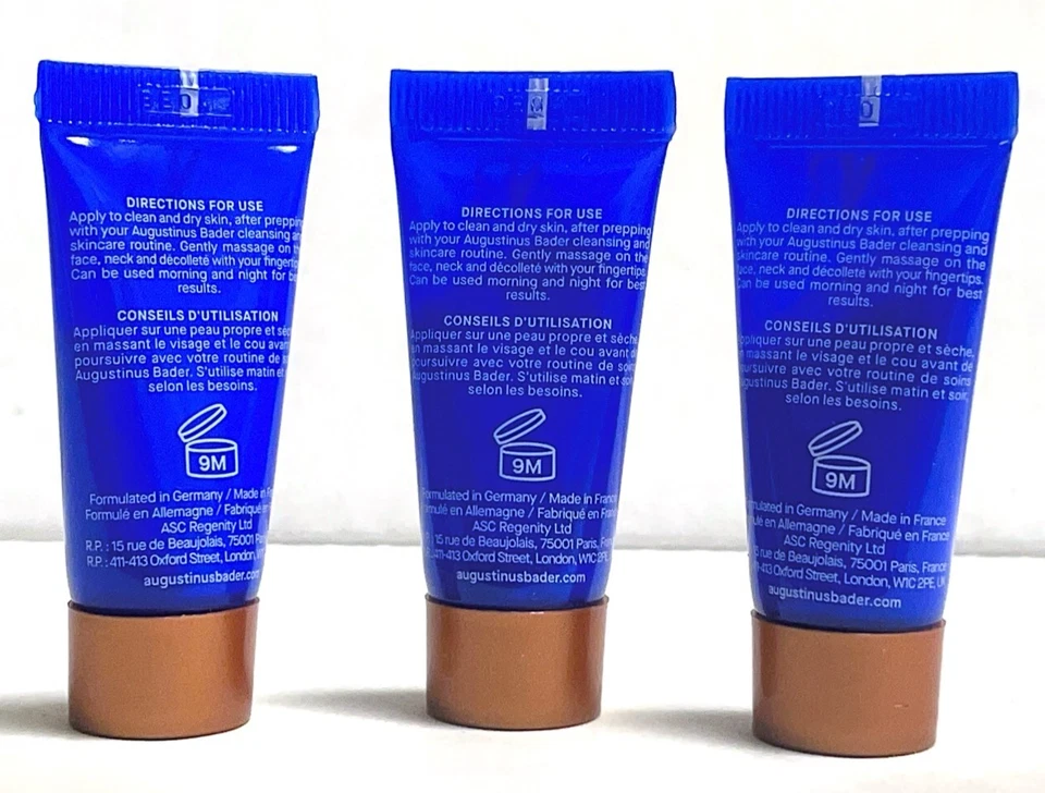 3X Augustinus Bader The Ultimate Crema Calmante (0,2 oz / 7 ml) *NUEVO EN CAJA / ¡FRESCO! Foto 3 de 3