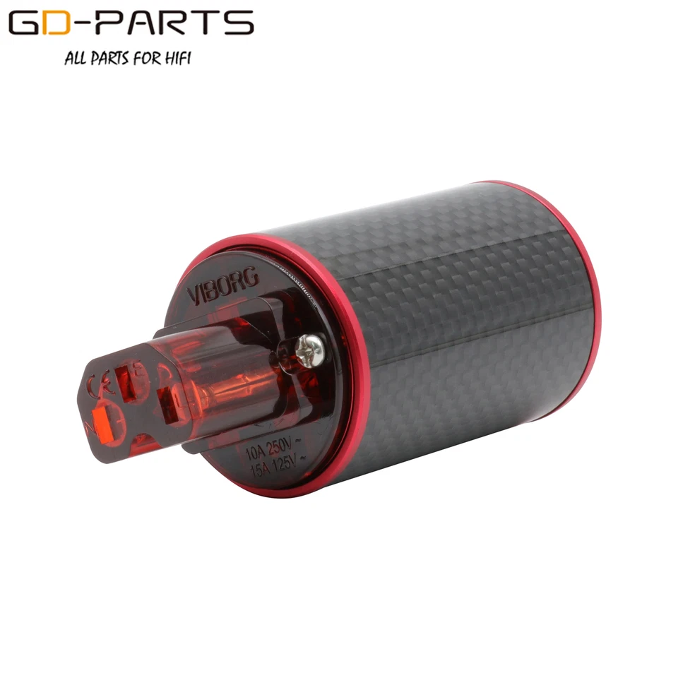 Viborg Solid Pure Silver Female Power Connector Socket IEC320 C13 AC250V 10A 1PC - Image 3 of 4