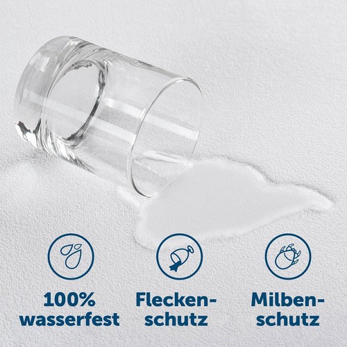 2 Stück Matratzenauflage Waschbar Inkontinenzunterlage Matratzenschoner Auflage - Bild 4 von 14