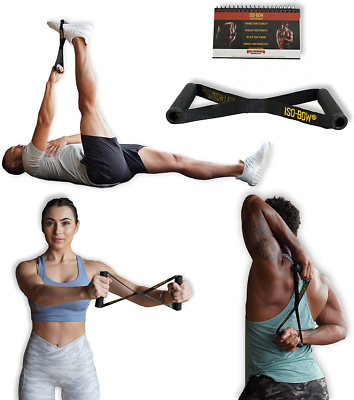 Iso-Bow Isometric Exercise Equipment; Portable Home Fitness Training  Strap for