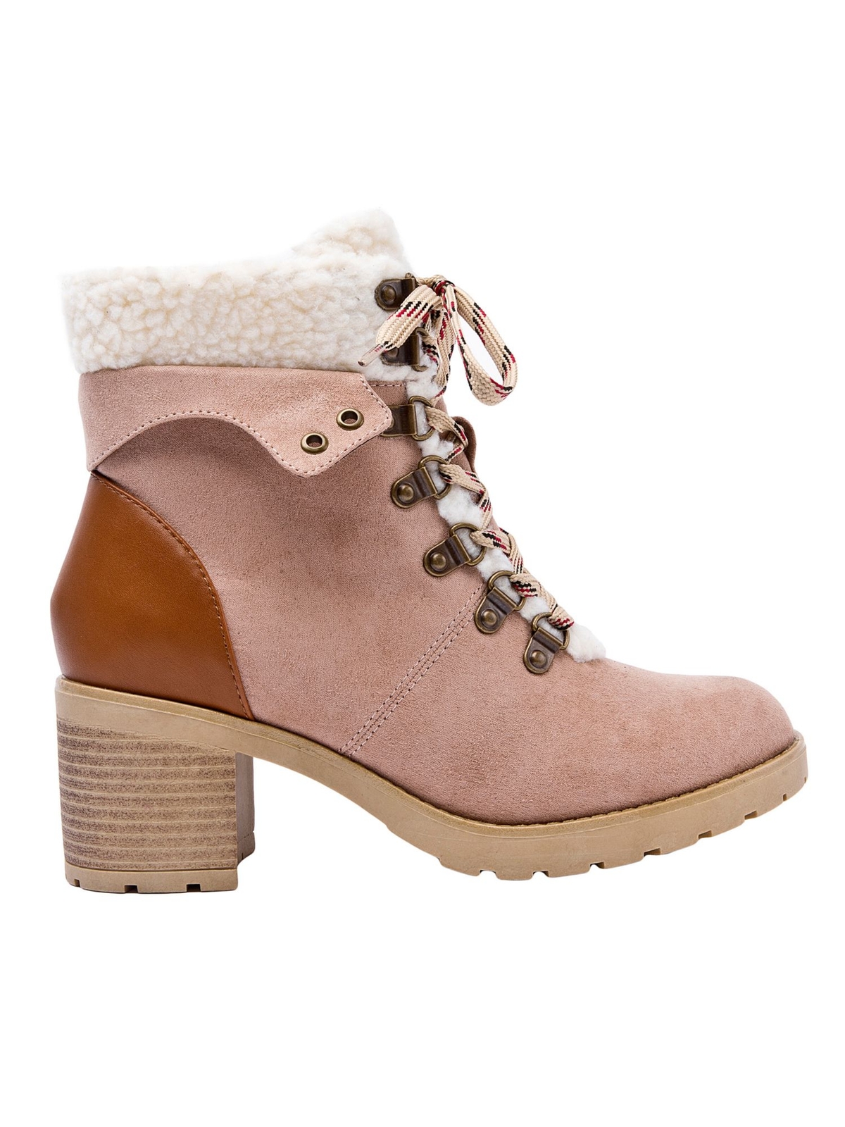 Женские коричневые пинетки Emilia JANE AND THE SHOE на шнуровке с круглым носком и блочным каблуком 6