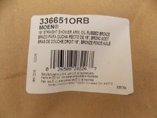 Moen 336651ORB 18-Inch Straight Shower Arm in...