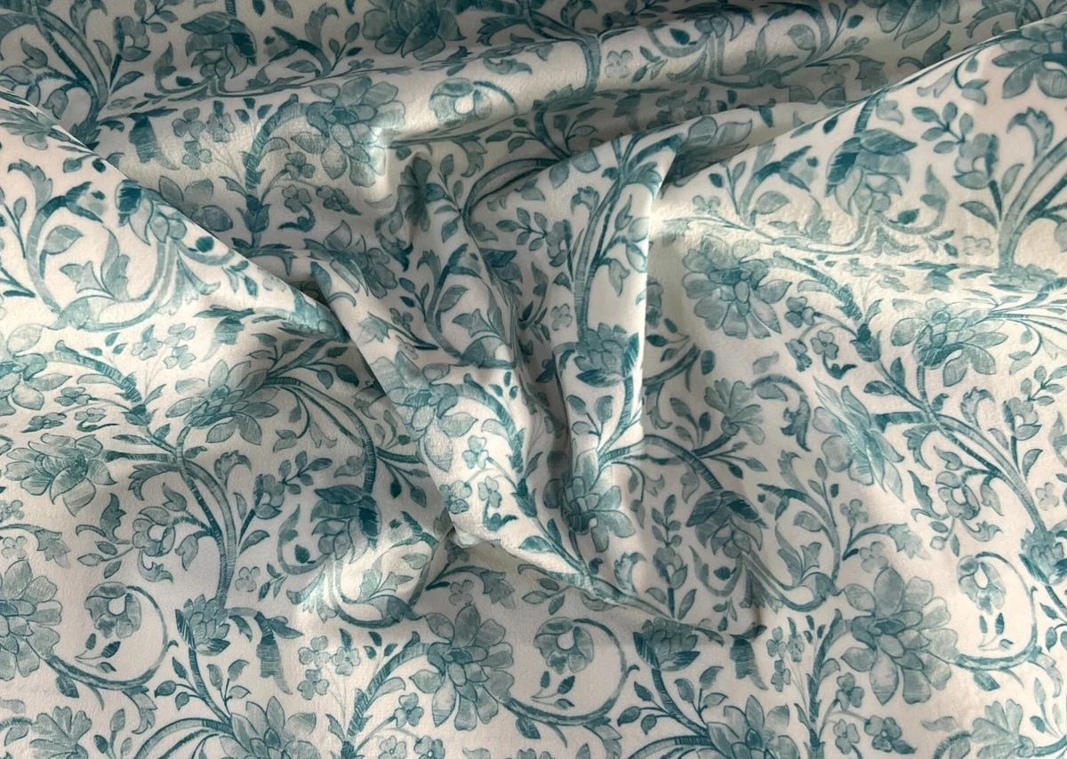 Vintage Floral Print Fabric, 140cm Wide, Upholstery Window Craft, Sold by Yard