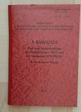 NVA Vorschrift A050/1/123 Pr&uuml;f- und Starteinrichtung Startrampe 9P117M(M1)