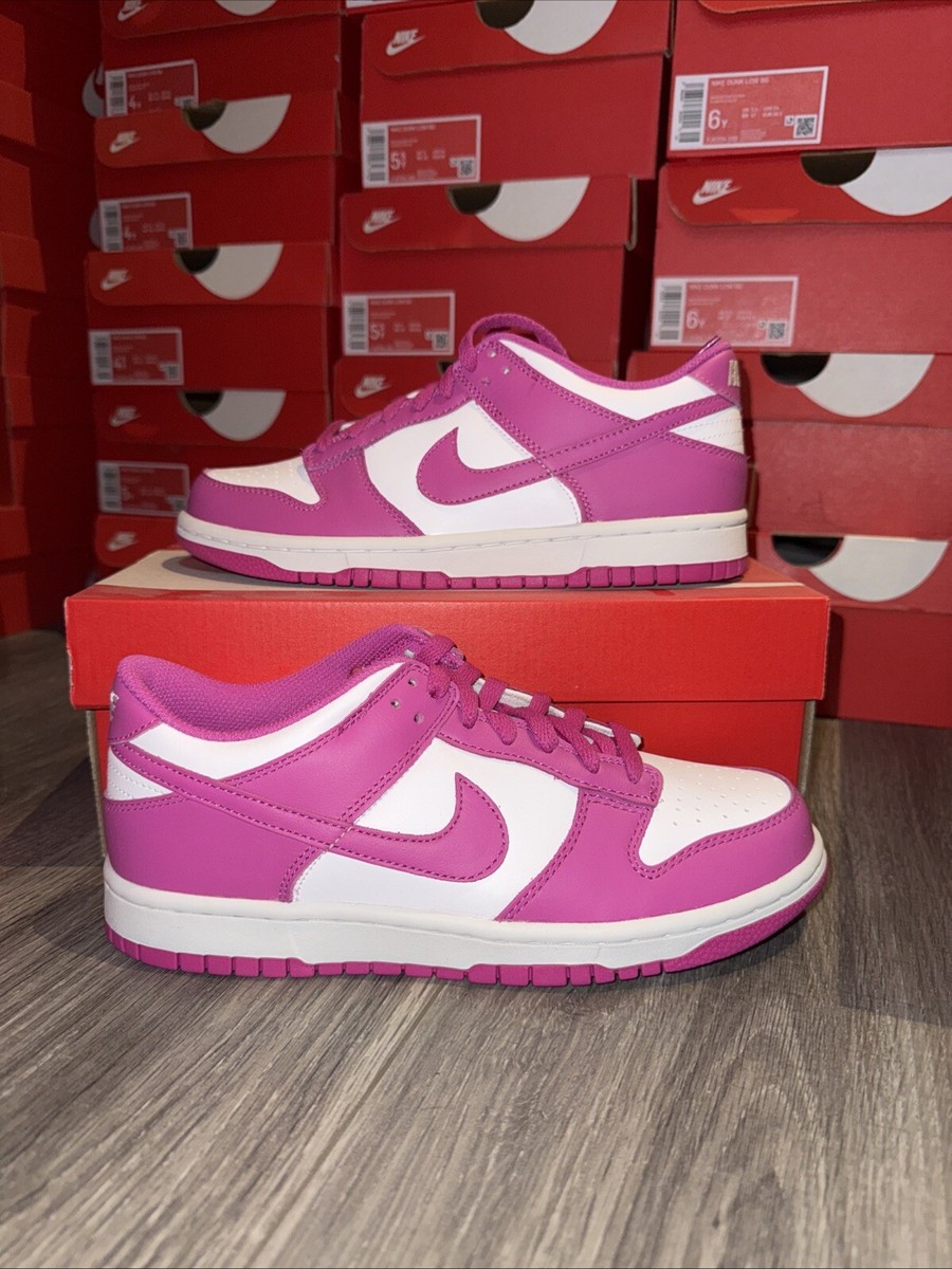 Nike Dunk Low Active Fuschia Gradeschool (GS) FJ0704-100  display picture 1