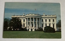 Vintage chrome Postcard c1960s ~ The White House ~ Washington DC
