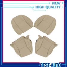 For LEXUS ES350 2007-2009 Driver Bottom Leather Replacement Seat Cover Tan