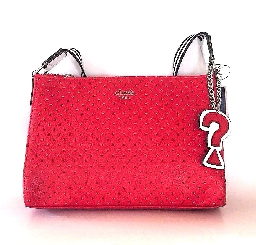 Sac guess top noir et rouge