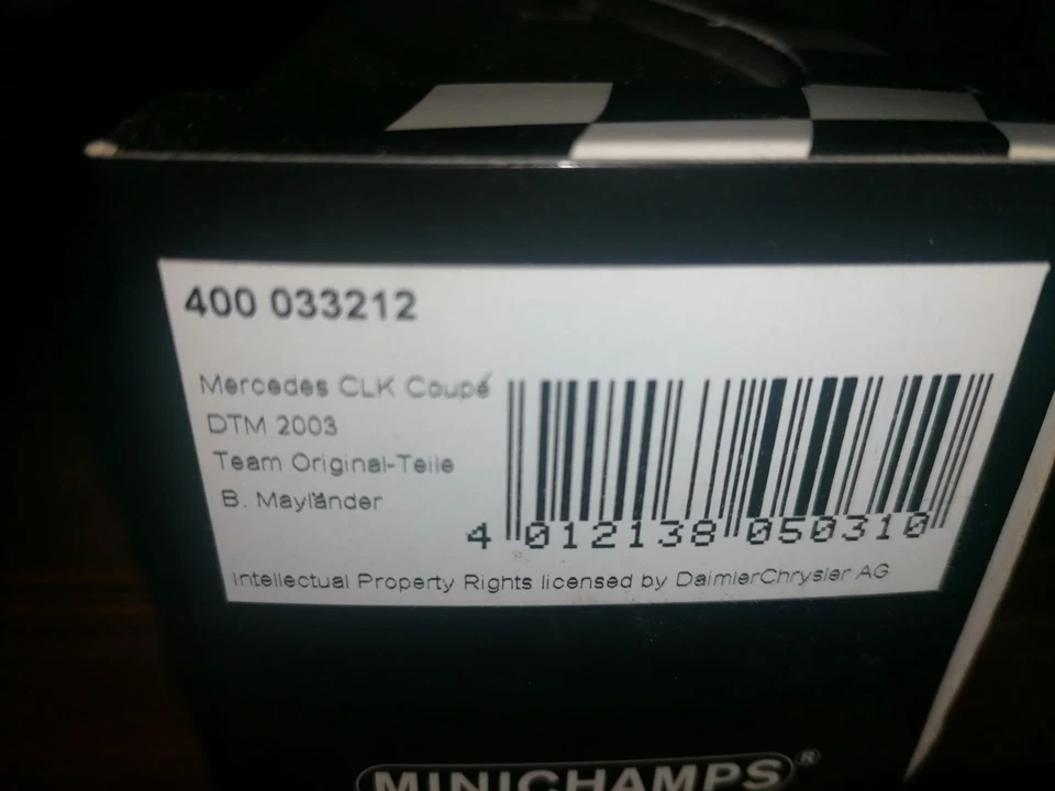 Minichamps 1/43 Mercedes CLK DTM #12 DTM 2003 B. Maylander 400 033212 - Immagine 3 di 3