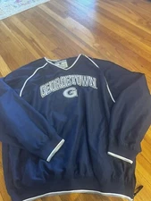 Vintage Men’s Georgetown University Windbreaker Pullover Colosseum Athletics 2XL