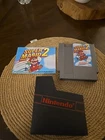 SUPER MARIO BROS 2 NINTENDO NES AUTHENTIC GAME & MANUAL & CASE TESTED Working