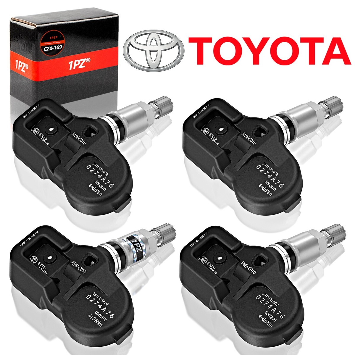 Set of 4 TPMS Tire Pressure Sensor for Toyota Camry Corolla Lexus 