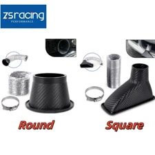 New Universal Car Bumper Turbo Air Intake Pipe Turbine Inlet Pipe Funnel Kit