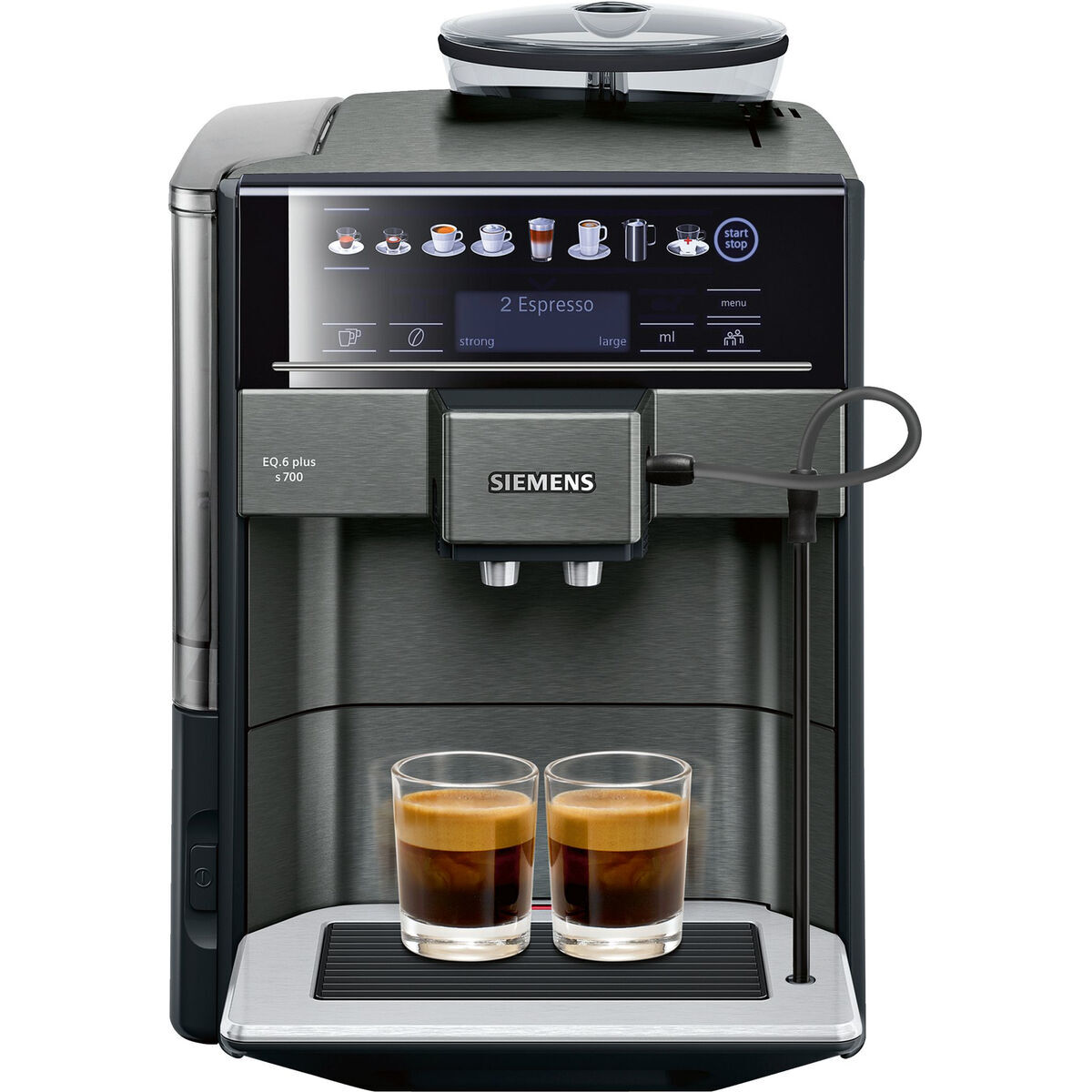 Cafetera Superautomática Siemens AG TE657319RW Negro Gris 1500 W 2 Tazas 1,7