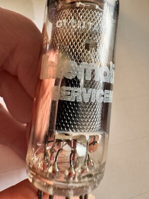ECH81 6AJ8 Mullard IEC 1 NOS Audio Tube Mesh Screen