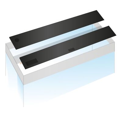 Juwel Klappensatz für Rio 240 120x40cm schwarz Ersatzteil Multilux Abdeckung