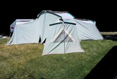 Camping Springbar Canvas Tent Vintage Springbar Canvas Tents