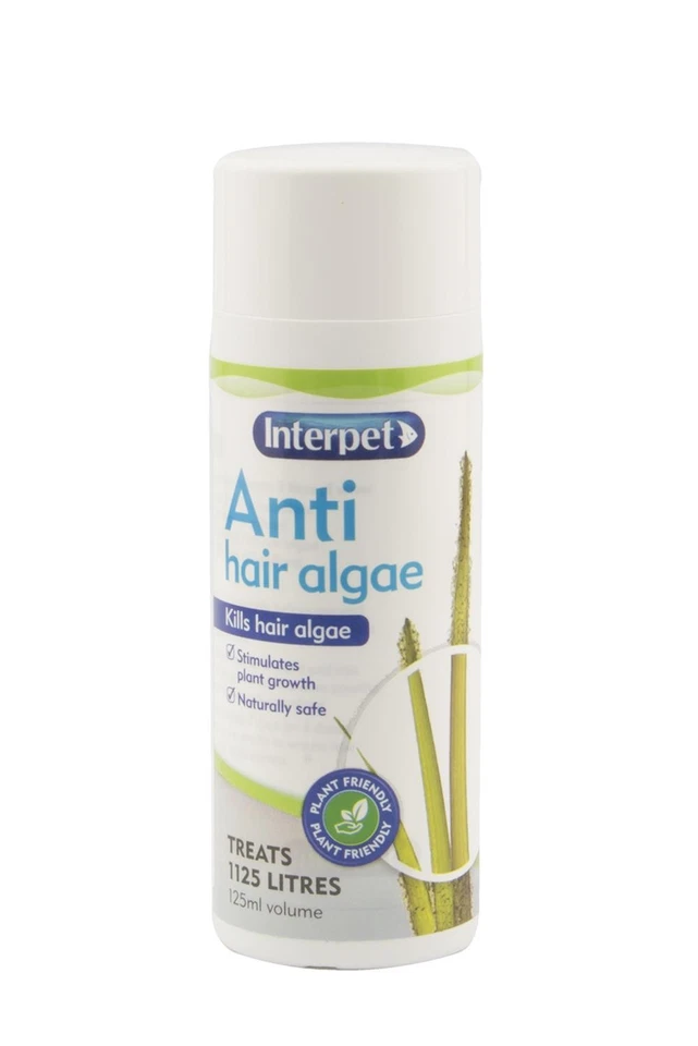 Interpet Anti Hair Algae Aquarium Treatment Control Green Brown String 125ml