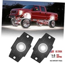 LED Rock Lights Trail Rig Lamp Rocklights 6500K Pure White LED Neon Underglow