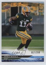 2025 Upper Deck CFL Deluxe 17/250 Hergy Mayala #23 1j8w