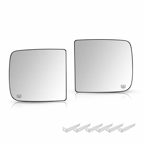 Glass Towing Mirror Heated Upper Side Driver for Dodge Left&Right Pickup Ram