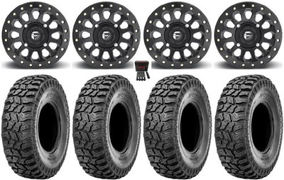 Fuel Vector Bdlk 15'' Wheels Bk 33'' Ridge Saw 2.0 Tires Can-Am Renegade Outlander