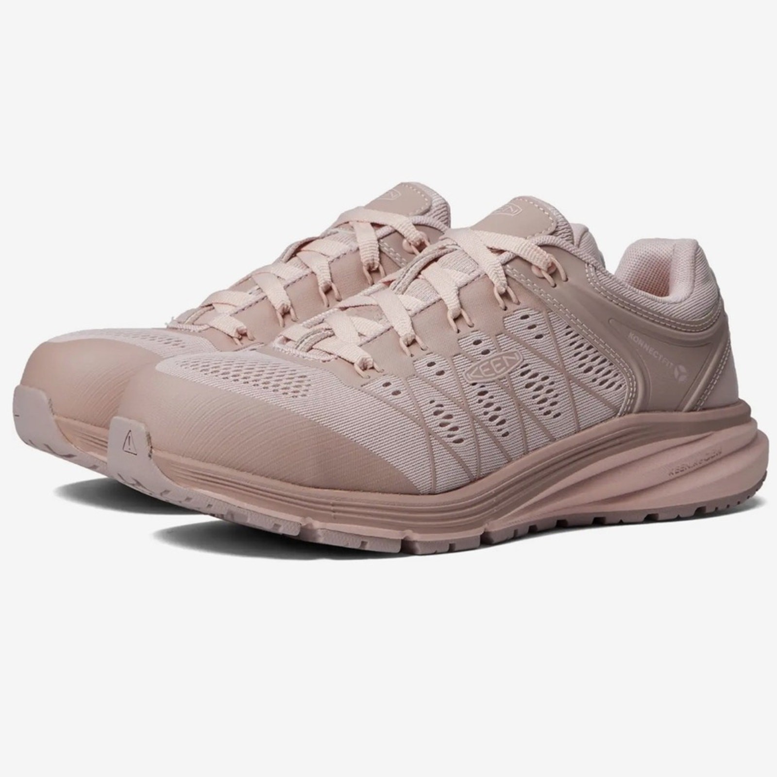 Scarpe da lavoro KEEN Utility Vista Energy Comp Toe Fawn Peach Whip rosa sneakers taglia 6