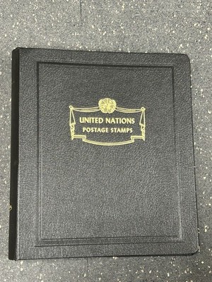 White Ace Scarce United Nations Imprint Binder Gently used bright gold