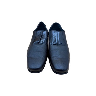 Ferro Aldo Mens Black Textured Square Toe Dress Shoes Oxfords MFA-19277B Size 10