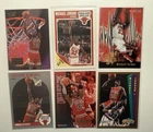 Lot of 6 Michael Jordan Basketball Cards Inside Outside, Earth Shakes, And More