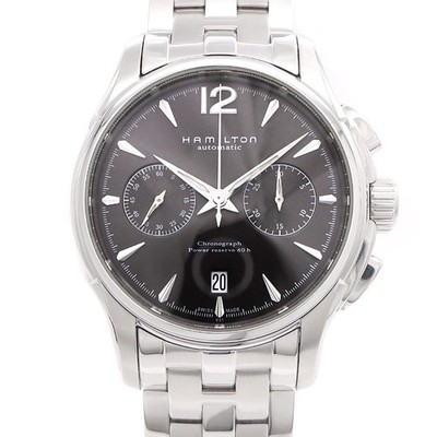 HAMILTON JAZZMASTER AUTO CHRONO H32606185 AUTOMATIC GRAY DIAL MEN'S WATCH 42MM