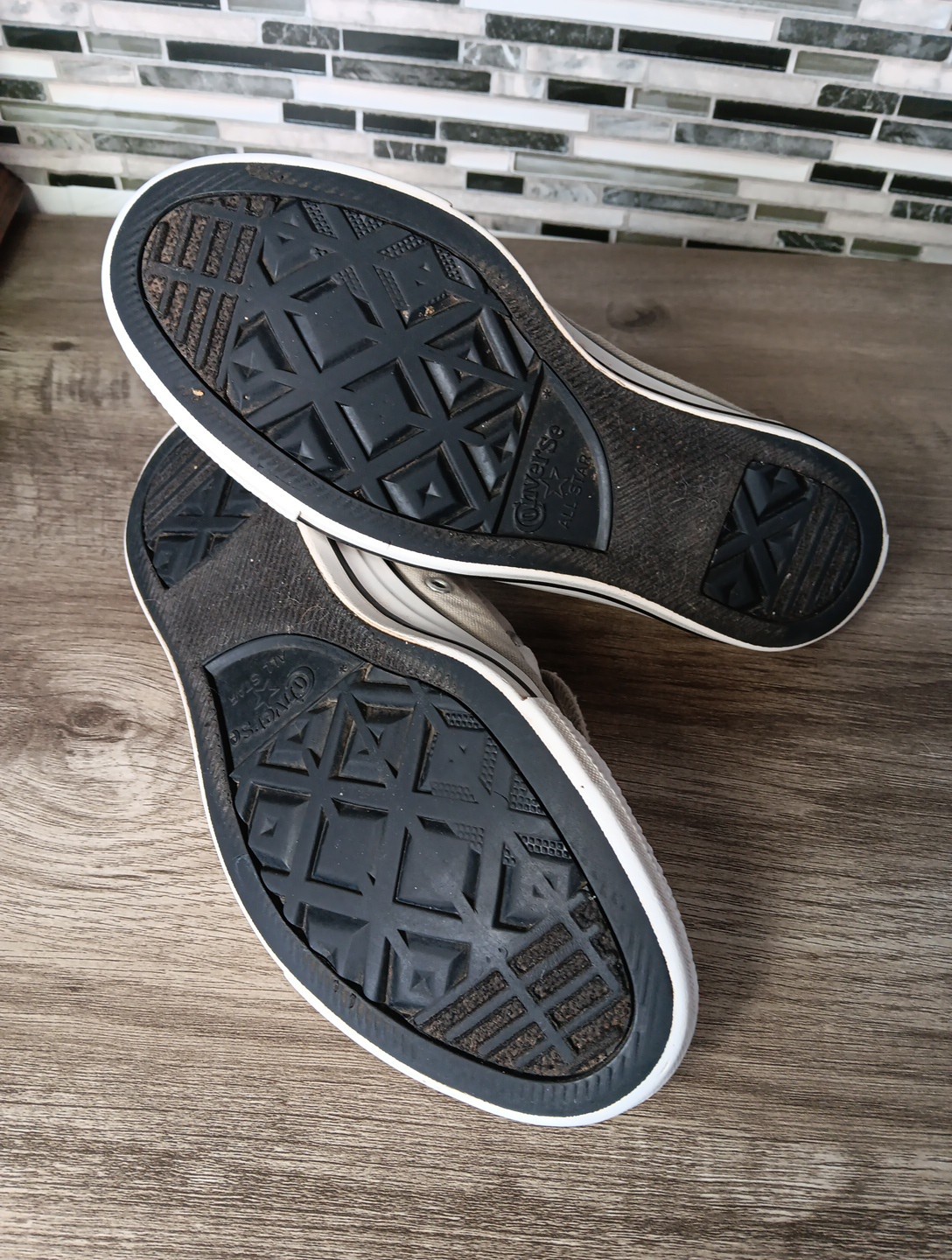 Converse Chuck Taylor All Star 7M Peace Out double tongue Sneakers Lace-Up Shoes thumbnail 10