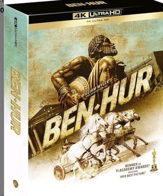 BEN HUR 4K UHD + Blu-ray Limited Collector s Edition m.Steelbook, Import+Deutsch