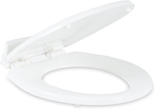 White Slow-Close Toilet Seat for 310 Model - Soft Silent Closure