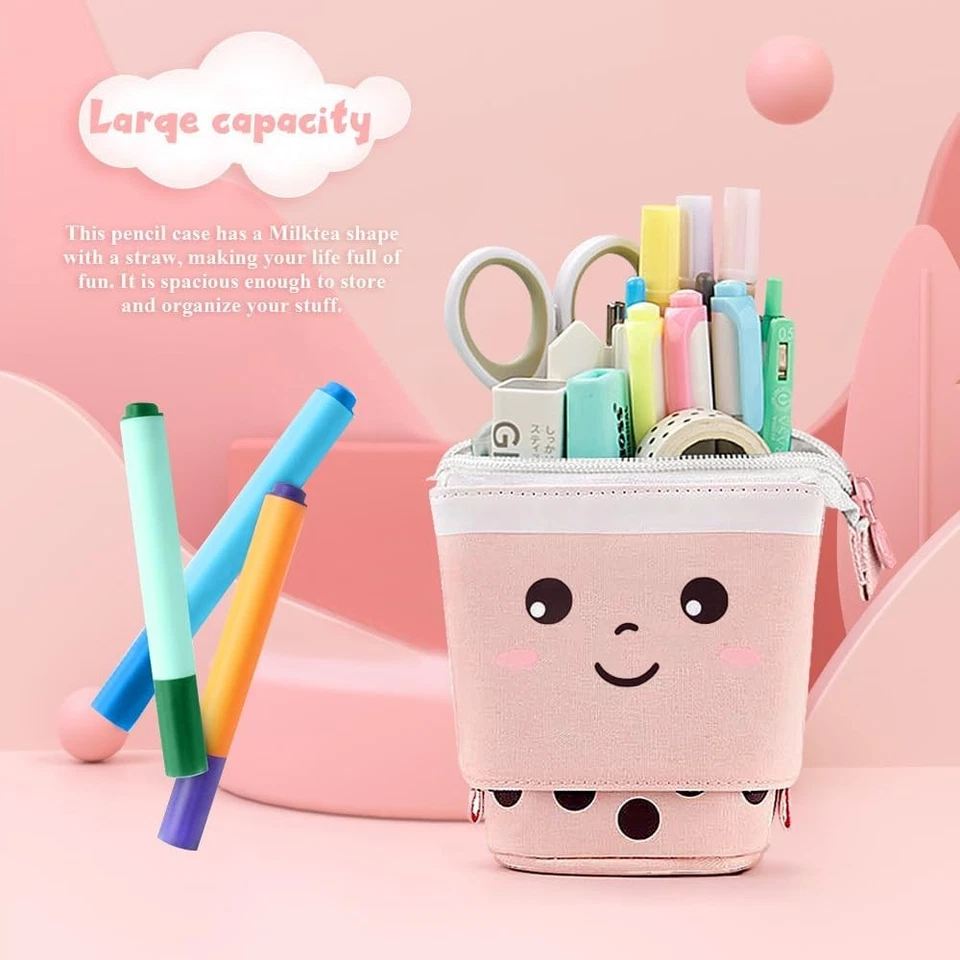 Милый стоящий чехол-карандаш для детей, всплывающий держатель для чайной ручки Kawaii - Изображение 4 из 4